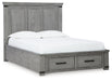 Russelyn Queen Storage Bed with Mirrored Dresser Huntsville Furniture Outlet