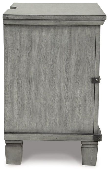 Russelyn Two Drawer Night Stand Huntsville Furniture Outlet