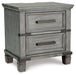 Russelyn Two Drawer Night Stand Huntsville Furniture Outlet