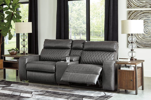 Samperstone 3-Piece Power Reclining Sectional Huntsville Furniture Outlet