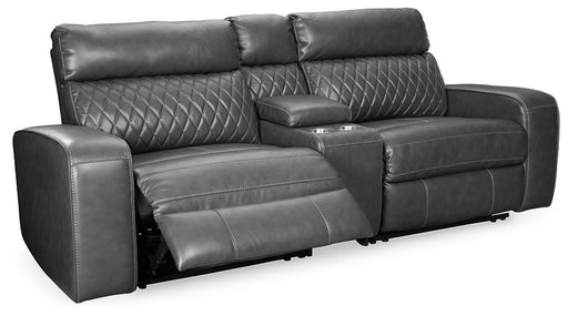 Samperstone 3-Piece Power Reclining Sectional Huntsville Furniture Outlet