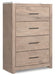 Senniberg Queen Panel Bed with Mirrored Dresser, Chest and Nightstand Huntsville Furniture Outlet