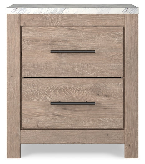 Senniberg Two Drawer Night Stand Huntsville Furniture Outlet