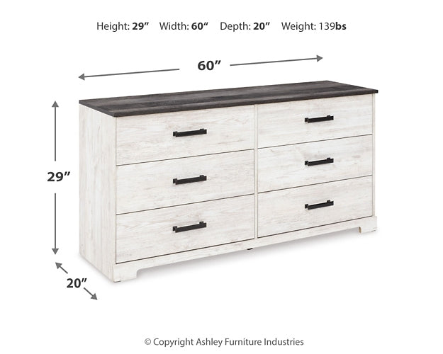 Shawburn Six Drawer Dresser Huntsville Furniture Outlet