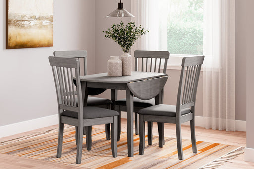 Shullden Dining Table and 4 Chairs Huntsville Furniture Outlet