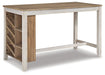 Skempton Counter Height Dining Table and 4 Barstools Huntsville Furniture Outlet