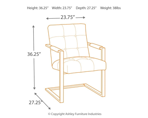 Starmore Home Office Desk with Chair Huntsville Furniture Outlet