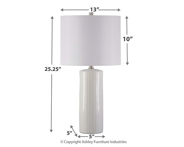 Steuben Ceramic Table Lamp (2/CN) Huntsville Furniture Outlet