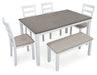 Stonehollow RECT DRM Table Set (6/CN) Huntsville Furniture Outlet