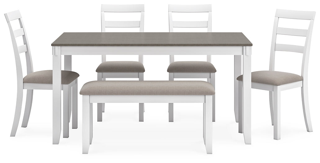 Stonehollow RECT DRM Table Set (6/CN) Huntsville Furniture Outlet