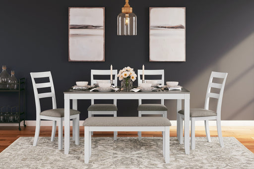 Stonehollow RECT DRM Table Set (6/CN) Huntsville Furniture Outlet
