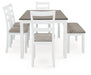 Stonehollow RECT DRM Table Set (6/CN) Huntsville Furniture Outlet