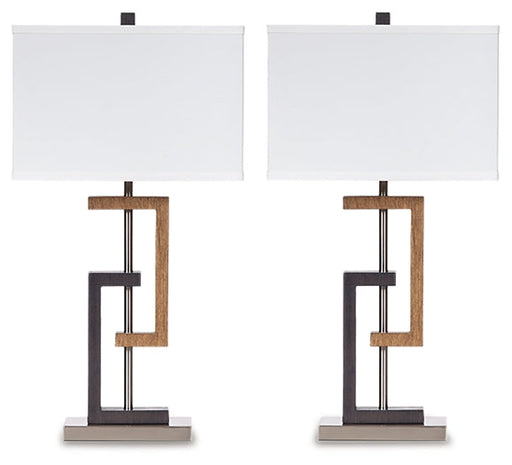 Syler Poly Table Lamp (2/CN) Huntsville Furniture Outlet