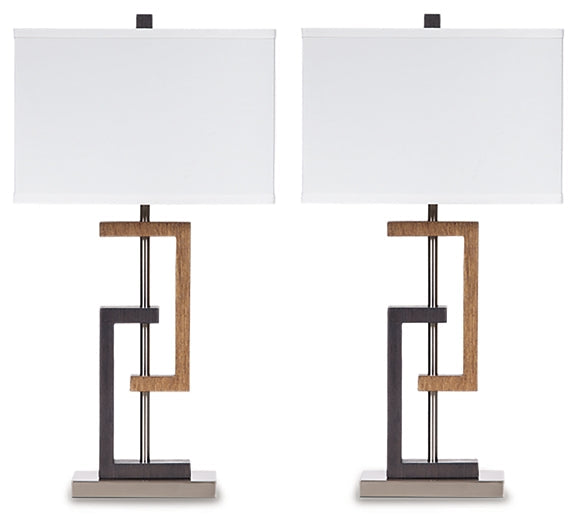 Syler Poly Table Lamp (2/CN) Huntsville Furniture Outlet
