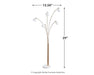 Taliya Metal Arc Lamp (1/CN) Huntsville Furniture Outlet