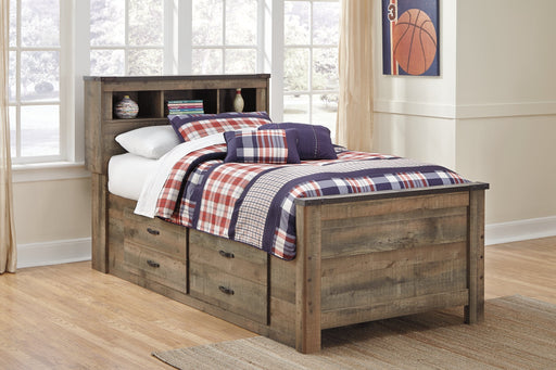 Trinell Twin Bookcase Bed with 2 Storage Drawers Huntsville Furniture Outlet