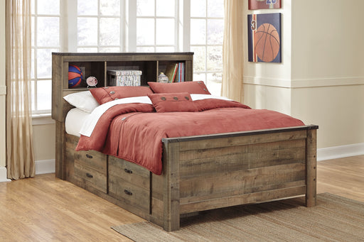 Trinell Twin Bookcase Bed with 2 Storage Drawers Huntsville Furniture Outlet