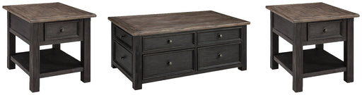Tyler Creek Coffee Table with 2 End Tables Huntsville Furniture Outlet