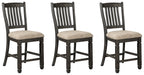 Tyler Creek Counter Height Dining Table and 4 Barstools Huntsville Furniture Outlet