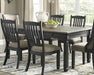 Tyler Creek Dining Table and 4 Chairs Huntsville Furniture Outlet