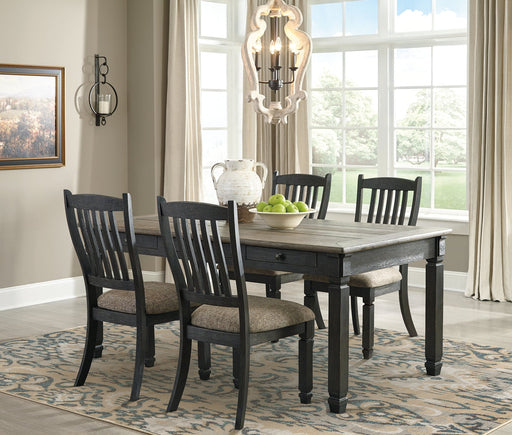 Tyler Creek Dining Table and 4 Chairs Huntsville Furniture Outlet