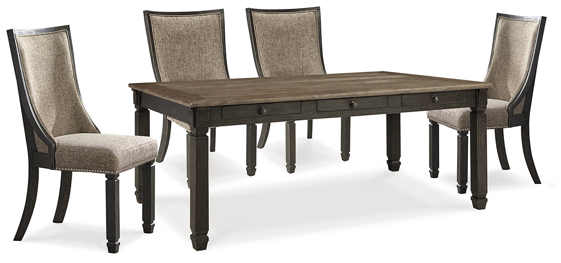 Tyler Creek Dining Table and 4 Chairs Huntsville Furniture Outlet