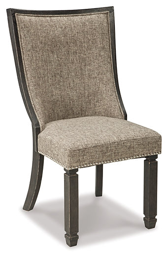Tyler Creek Dining Table and 4 Chairs and Bench Huntsville Furniture Outlet