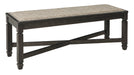 Tyler Creek Dining Table and 4 Chairs and Bench Huntsville Furniture Outlet