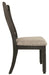 Tyler Creek Dining Table and 4 Chairs and Bench Huntsville Furniture Outlet