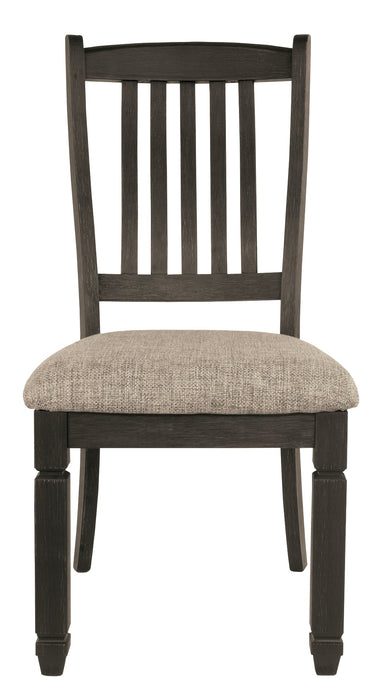 Tyler Creek Dining Table and 4 Chairs and Bench Huntsville Furniture Outlet