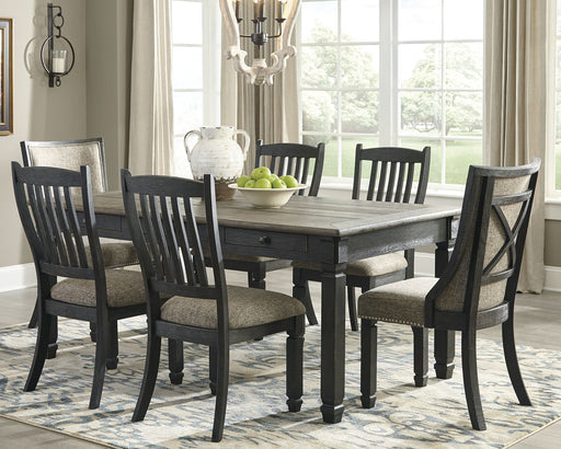 Tyler Creek Dining Table and 6 Chairs Huntsville Furniture Outlet