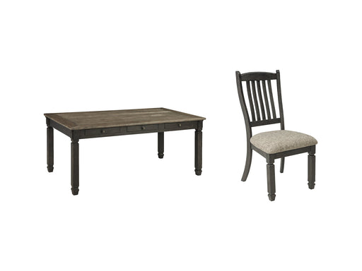 Tyler Creek Dining Table and 6 Chairs Huntsville Furniture Outlet