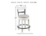 Valebeck Counter Height Dining Table and 2 Barstools Huntsville Furniture Outlet