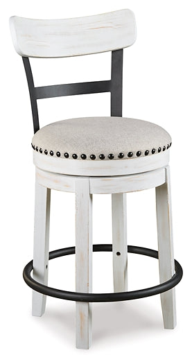 Valebeck Counter Height Dining Table and 2 Barstools Huntsville Furniture Outlet