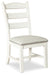 Valebeck Dining Table and 4 Chairs Huntsville Furniture Outlet