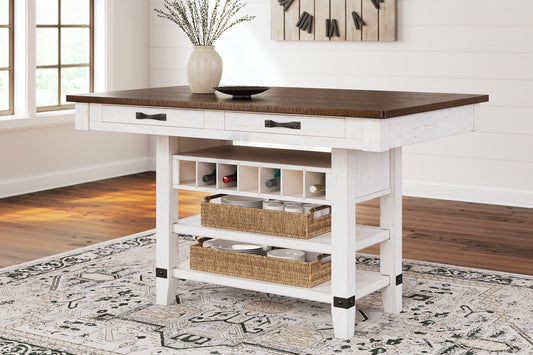 Valebeck RECT Dining Room Counter Table Huntsville Furniture Outlet