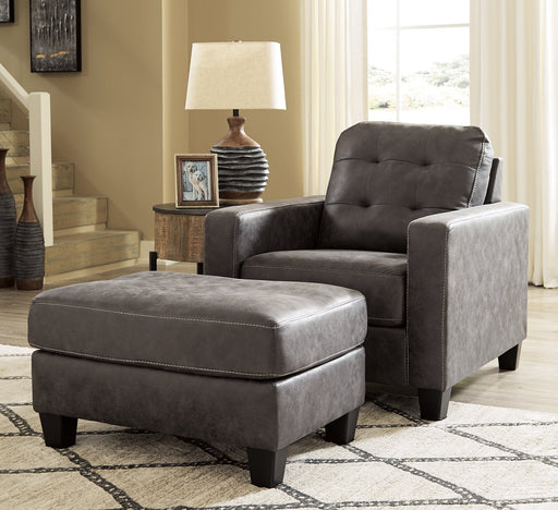 Venaldi Chair and Ottoman Huntsville Furniture Outlet