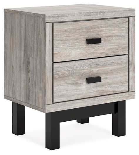 Vessalli Two Drawer Night Stand Huntsville Furniture Outlet